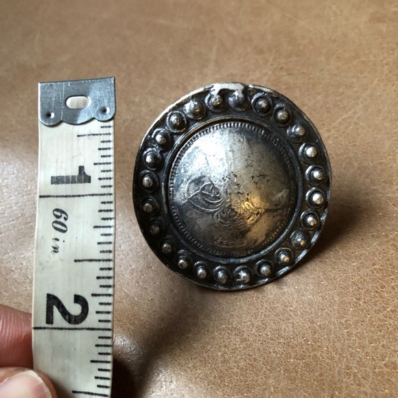 Boho circle shield ring - Picture 4 of 4